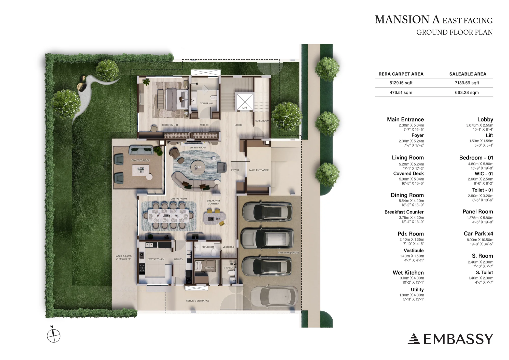 Villa floor plan