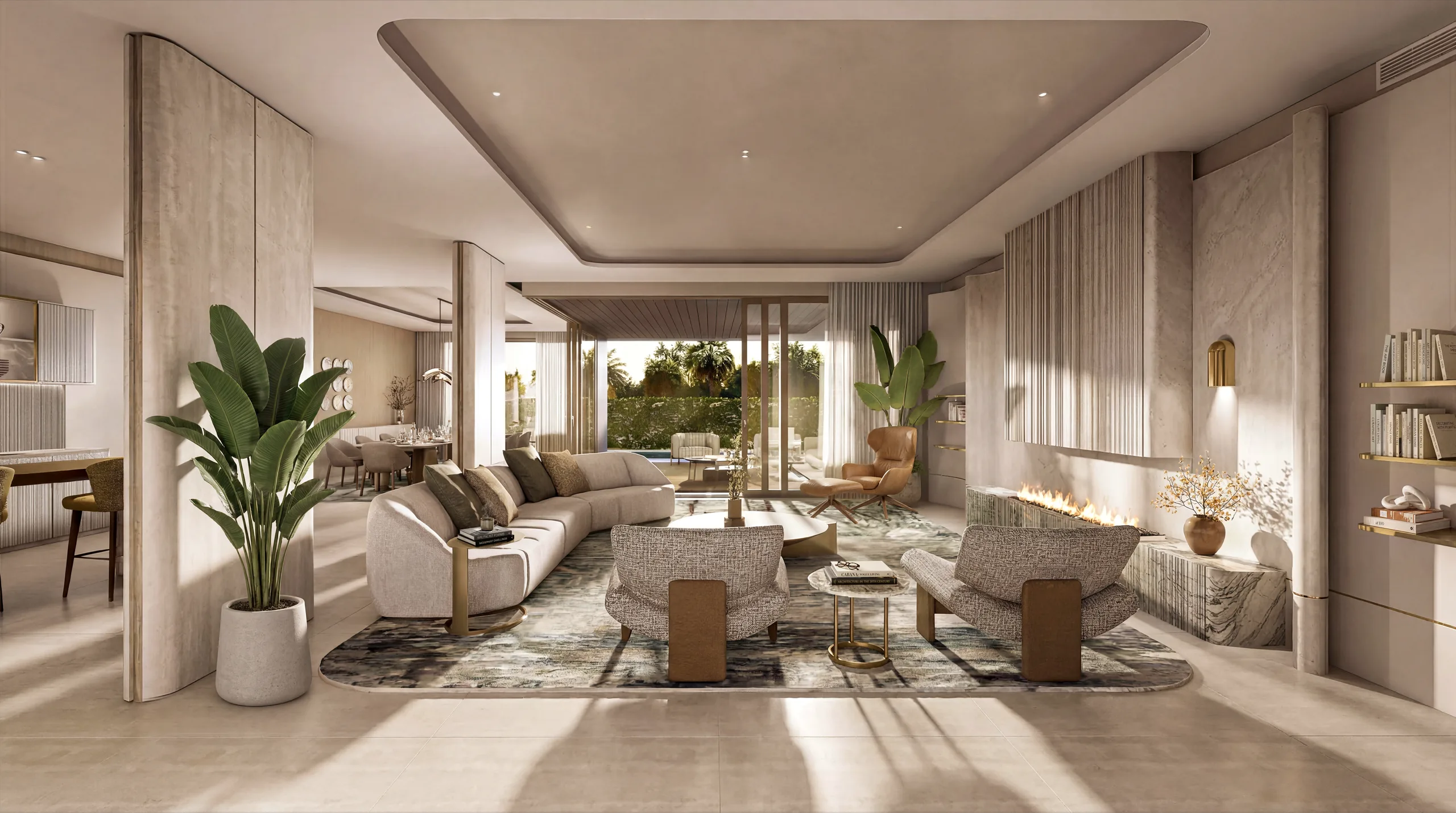 Embassy Eden living room